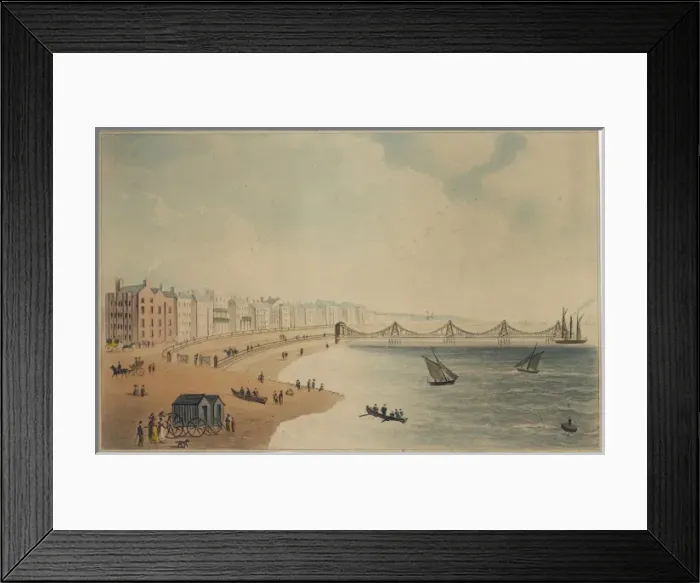 Framed Print : Brighton / Chain Pier 1823 Framed Print : Brighton / Chain Pier 1823