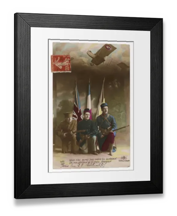Framed Print : Allies Resolve to Fight Framed Print : Allies Resolve to Fight