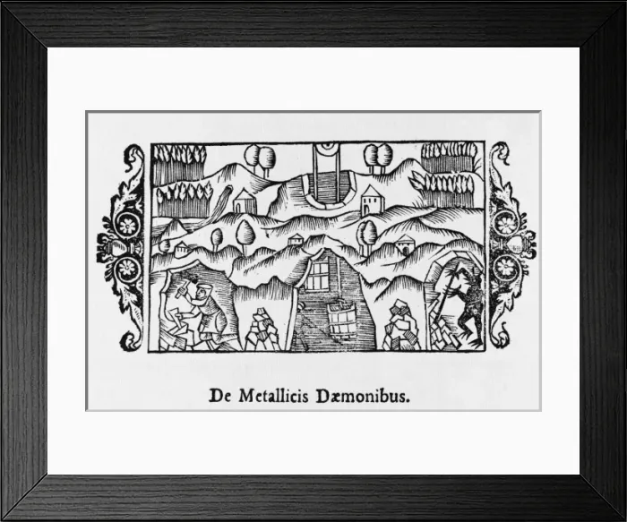 Framed Print : Demons of the Mines Framed Print : Demons of the Mines