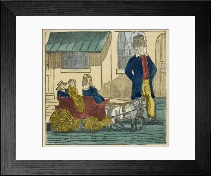 Framed Print : Brighton / Carriage 1841 Framed Print : Brighton / Carriage 1841