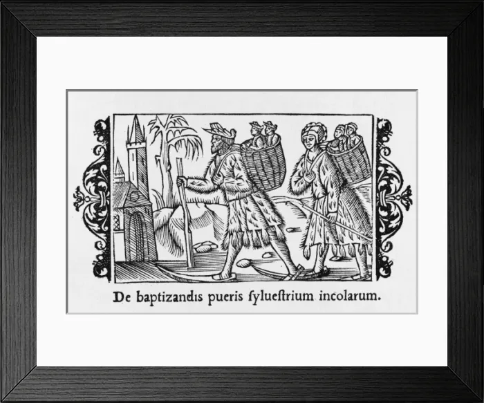 Framed Print : Children to Baptism Framed Print : Children to Baptism