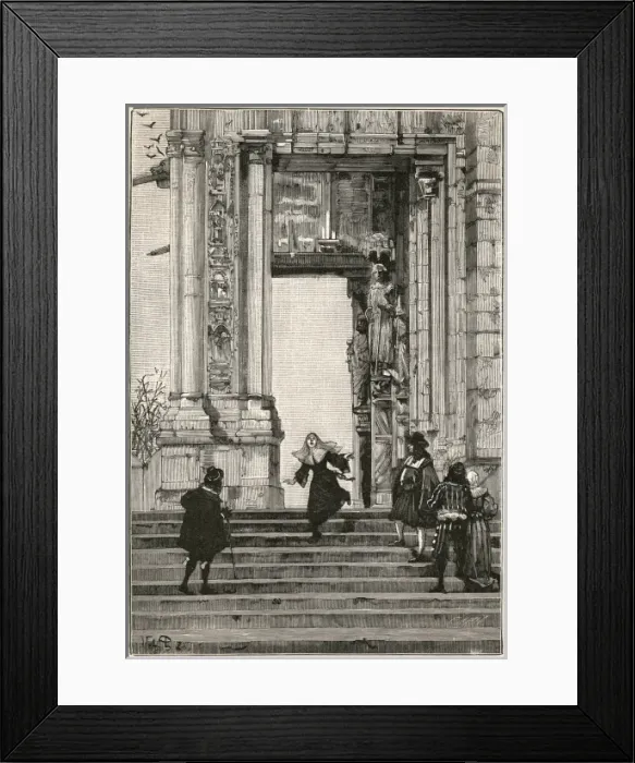 Framed Print : Loudun / Soeur Claire 2 Framed Print : Loudun / Soeur Claire 2