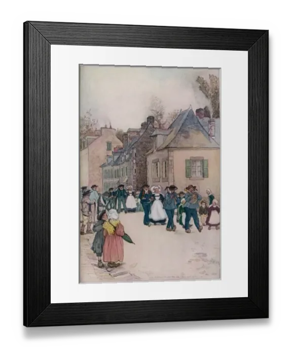 Framed Print : Breton Wedding Framed Print : Breton Wedding