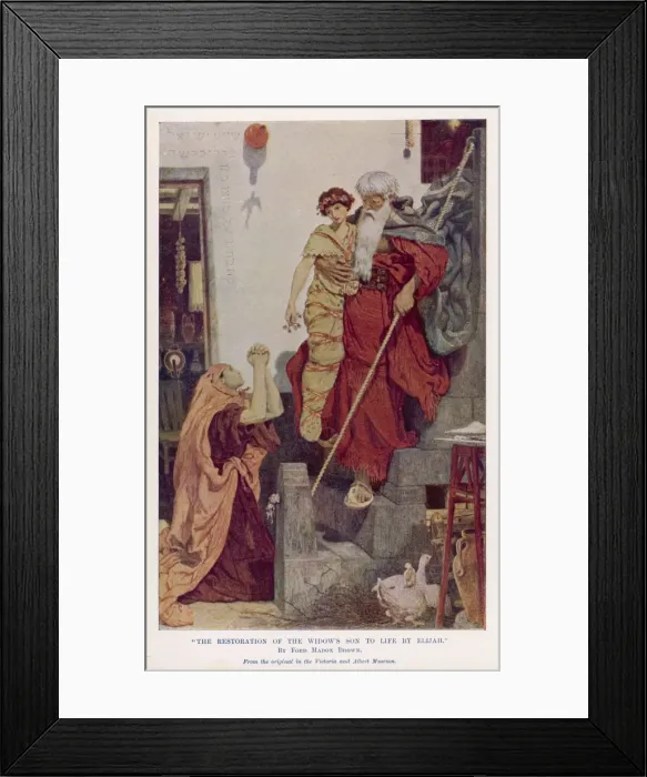 Framed Print : Elijah and Widows Son Framed Print : Elijah and Widows Son