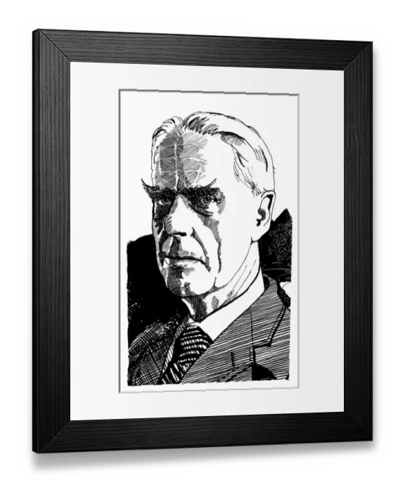 Framed Print : ANTHONY POWELL 1905-2000 Framed Print : ANTHONY POWELL 1905-2000