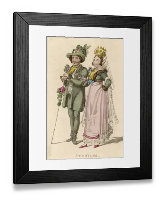 Framed Print : Racial / Austria Wedding Framed Print : Racial / Austria Wedding