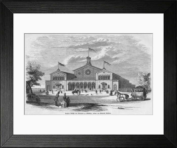 Framed Print : Munich Railway Station Framed Print : Munich Railway Station