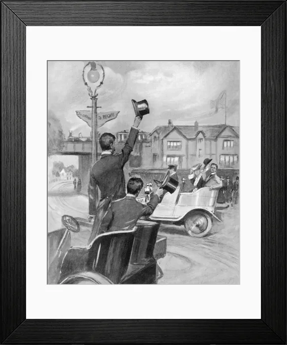 Framed Print : Off on Honeymoon Framed Print : Off on Honeymoon
