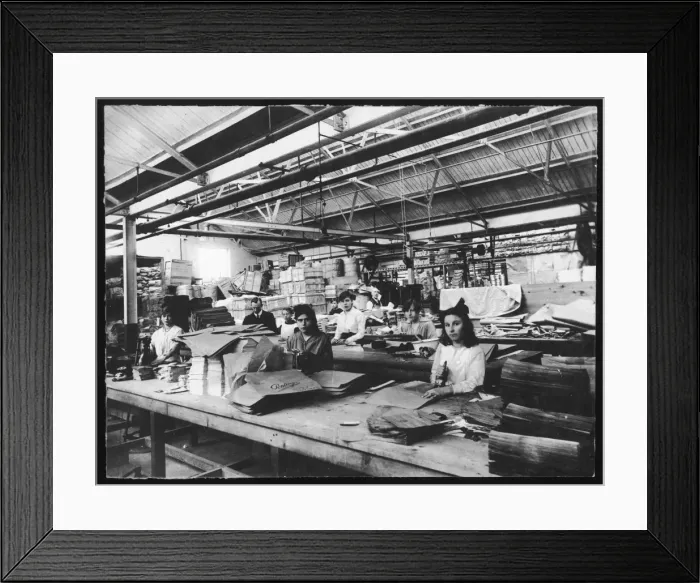 Framed Print : Pasting Carrier Bags Framed Print : Pasting Carrier Bags