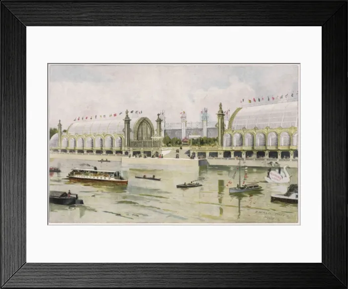 Framed Print : Paris Exhib Horticulture Framed Print : Paris Exhib Horticulture