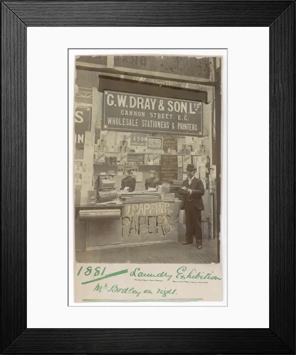 Framed Print : Paper Exhibition 1881 Framed Print : Paper Exhibition 1881