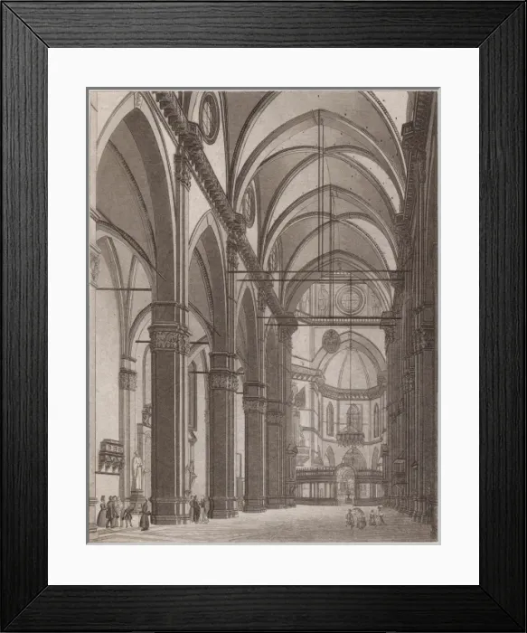 Framed Print : Florence / Duomo Int C1820 Framed Print : Florence / Duomo Int C1820