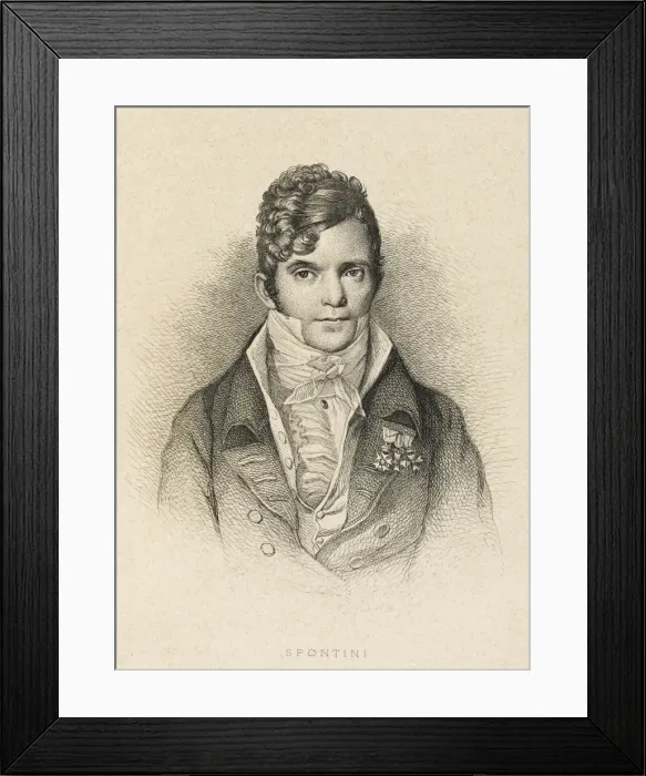 Framed Print : Gaspare Spontini Framed Print : Gaspare Spontini