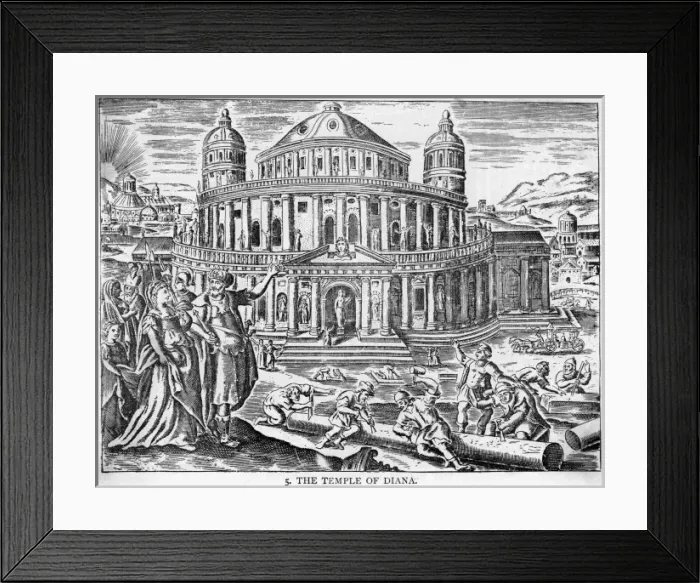 Framed Print : 7 Wonders  /  Diana  /  Picart