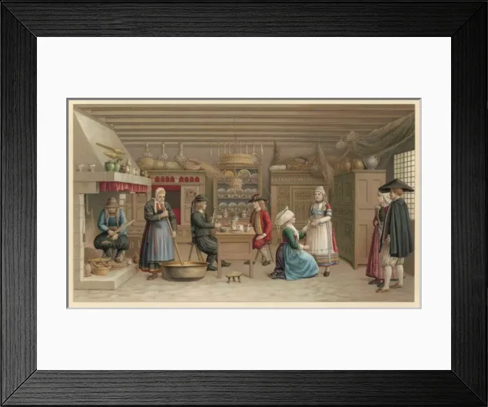 Framed Print : Social Scenes / France / C19 Framed Print : Social Scenes / France / C19