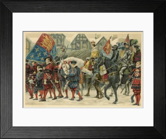 Framed Print : Coronation / Edward VI Framed Print : Coronation / Edward VI