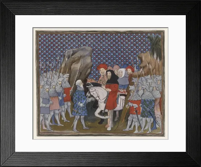 Framed Print : Henry Percy & Richard II Framed Print : Henry Percy & Richard II