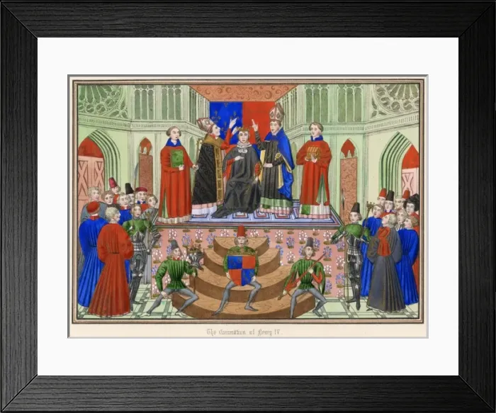Framed Print : Henry IV Crowned / 1399 Framed Print : Henry IV Crowned / 1399