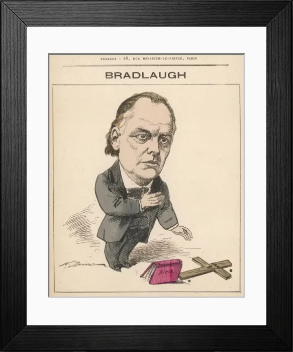 Framed Print : Bradlaugh / Demare Framed Print : Bradlaugh / Demare