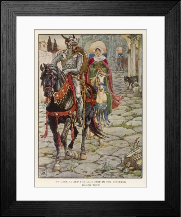 Framed Print : Geraint & Enid Framed Print : Geraint & Enid