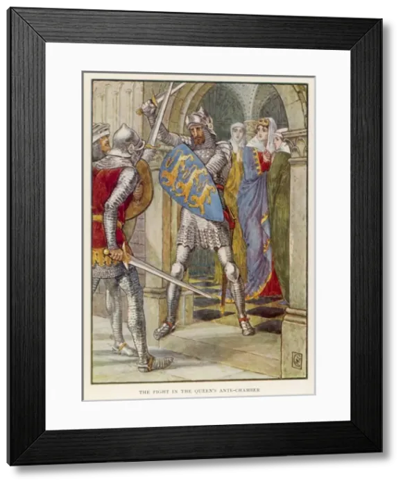 Framed Print : Lancelot & Queen Framed Print : Lancelot & Queen
