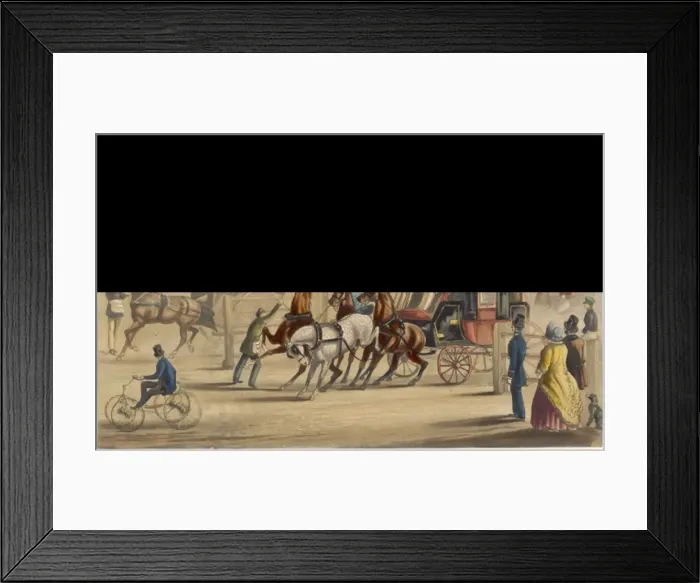 Framed Print : s / Coach / Kennington Tpike Framed Print : s / Coach / Kennington Tpike