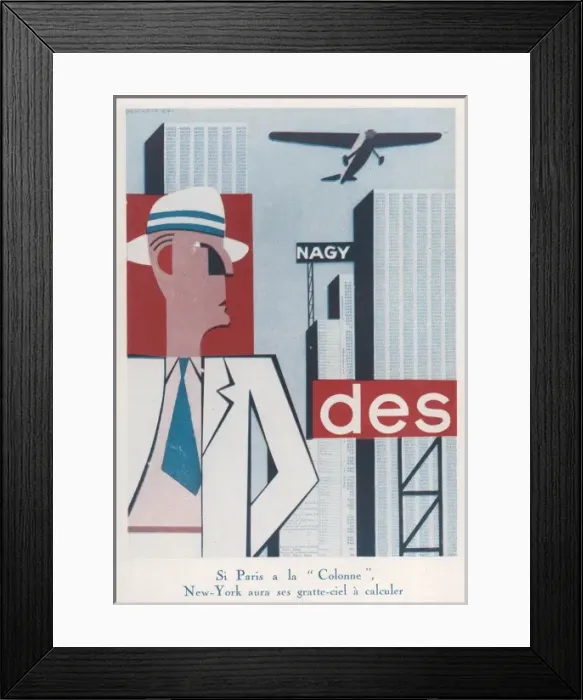Framed Print : USA New York Street 1929 Framed Print : USA New York Street 1929