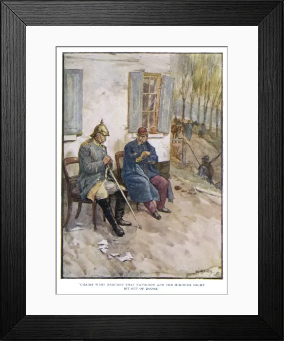 Framed Print : Napoleon III Surrenders Framed Print : Napoleon III Surrenders