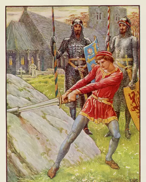 Arthur Draws the Sword