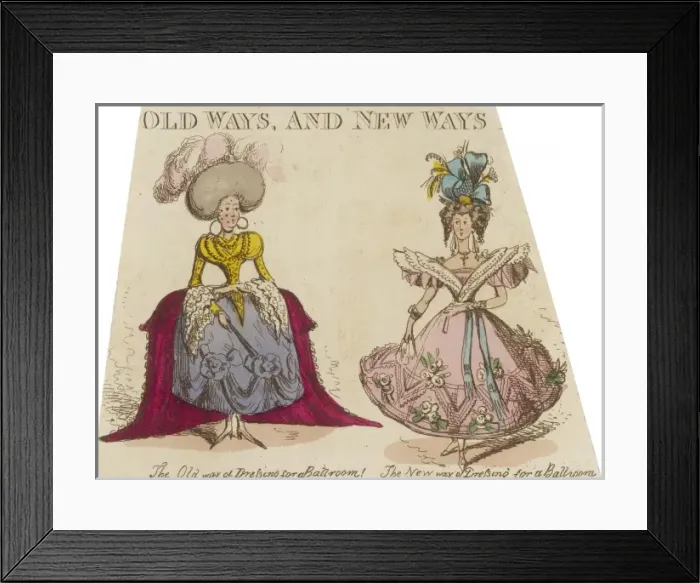 Framed Print : Heath / Ball Dresses / 1830 Framed Print : Heath / Ball Dresses / 1830