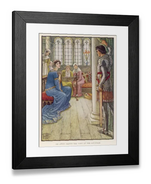 Framed Print : Owen & Lady Framed Print : Owen & Lady