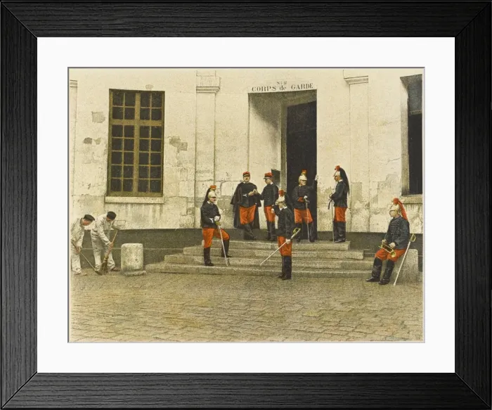 Framed Print : French Corps De Garde Framed Print : French Corps De Garde