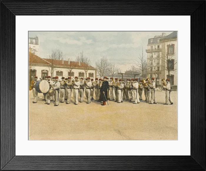 Framed Print : French Military Band Framed Print : French Military Band