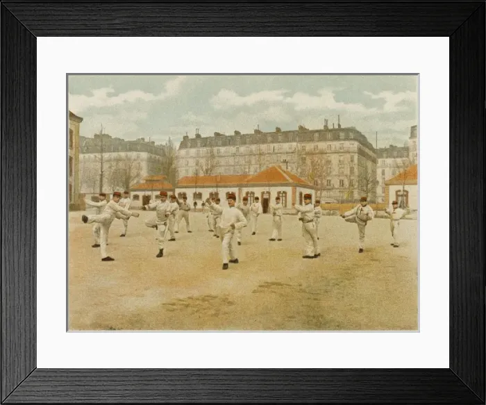 Framed Print : Soldiers Boxing Framed Print : Soldiers Boxing