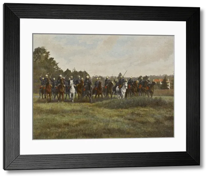 Framed Print : French Cavalry Charge 2 Framed Print : French Cavalry Charge 2