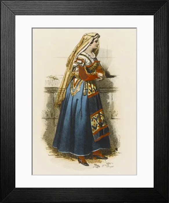 Framed Print : Woman from Near Napoli Framed Print : Woman from Near Napoli