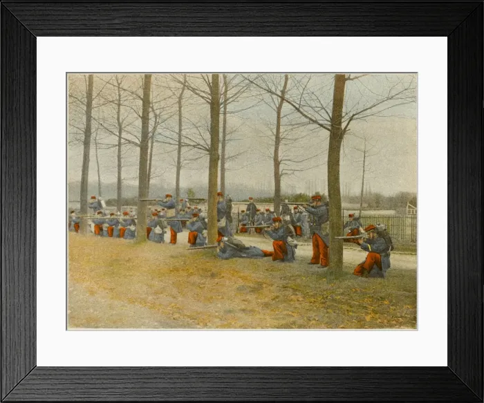Framed Print : French Ligne De Combat Framed Print : French Ligne De Combat