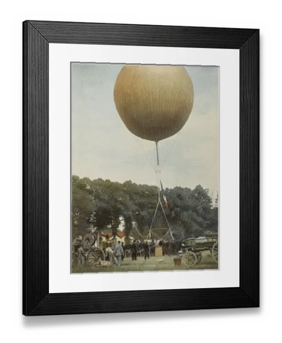 Framed Print : French Military Balloon Framed Print : French Military Balloon