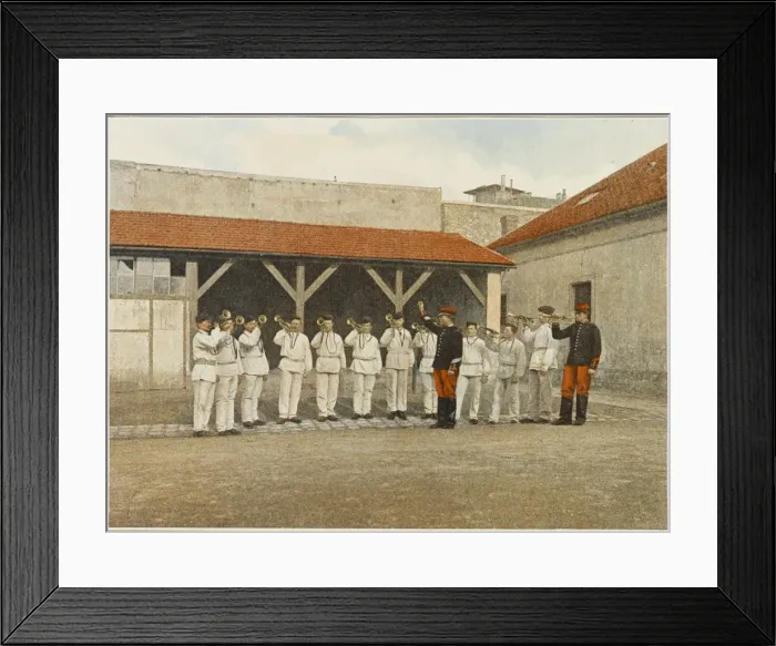 Framed Print : French Trumpeteers Framed Print : French Trumpeteers