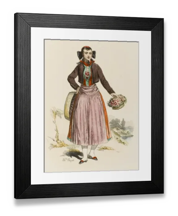 Framed Print : Hamburg Flowerseller Framed Print : Hamburg Flowerseller
