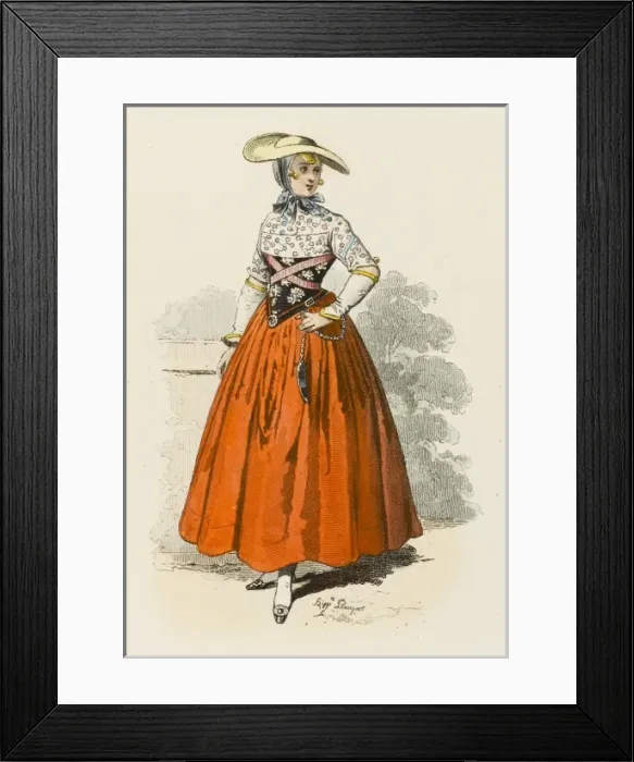 Framed Print : Dutch Gardener Framed Print : Dutch Gardener