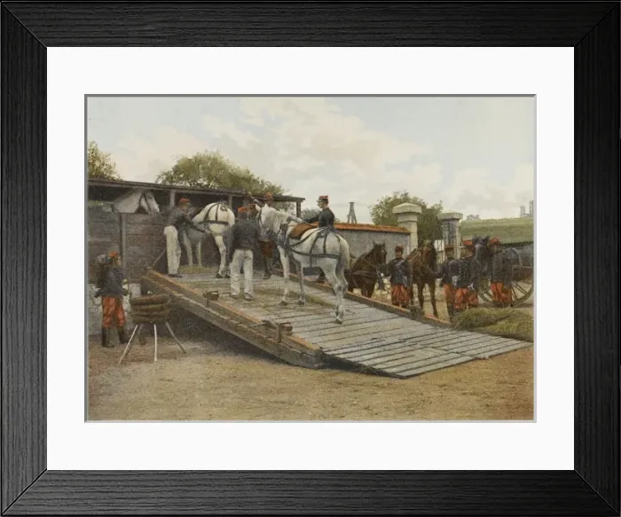 Framed Print : French Move Horses Framed Print : French Move Horses