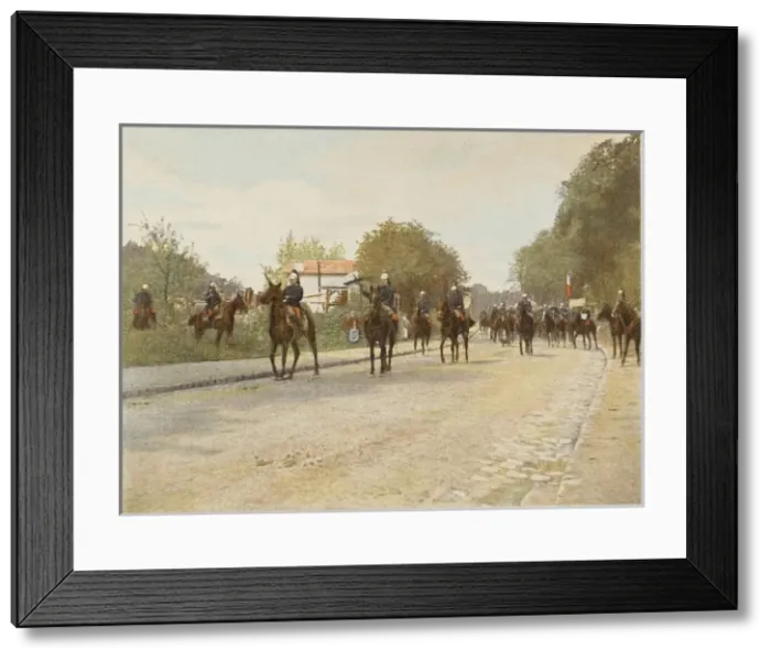 Framed Print : French Cavalry Advance Framed Print : French Cavalry Advance