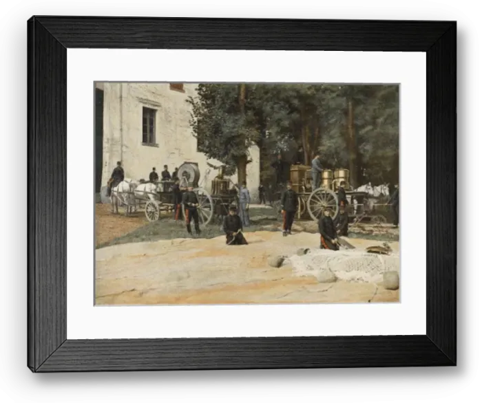 Framed Print : French Military Balloon Framed Print : French Military Balloon