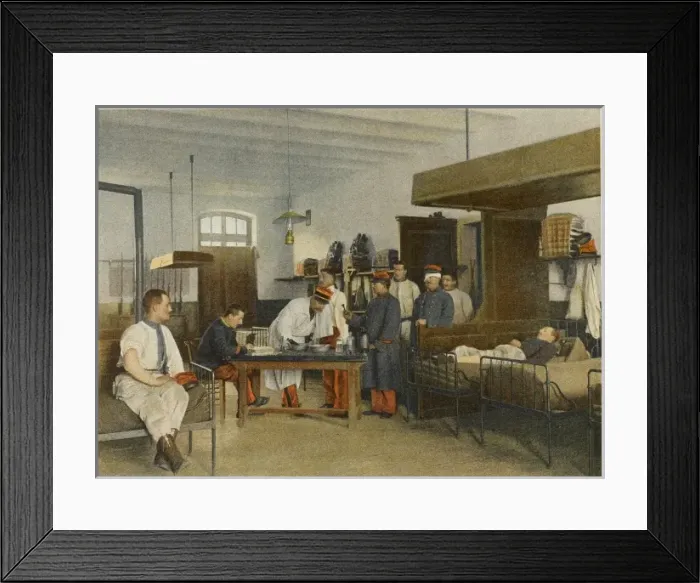 Framed Print : French Sick Parade Framed Print : French Sick Parade