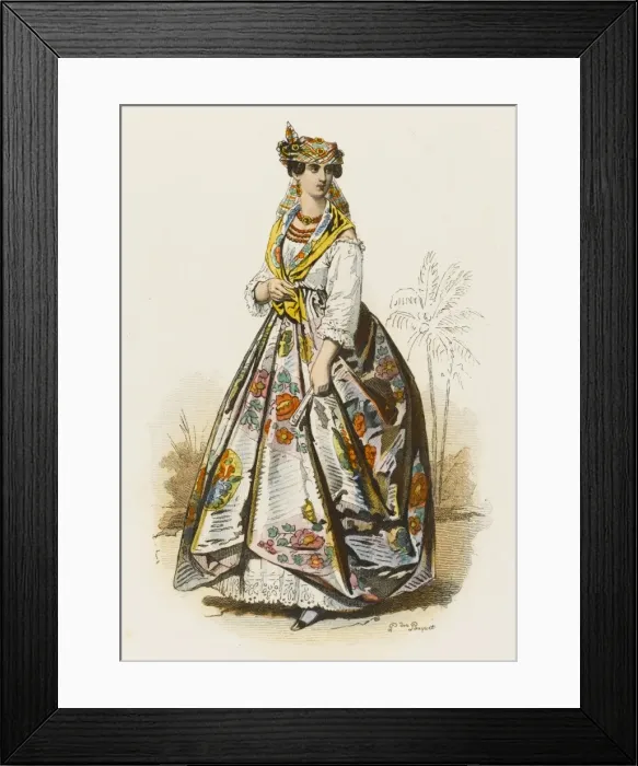 Framed Print : Mulatto of Martinique Framed Print : Mulatto of Martinique