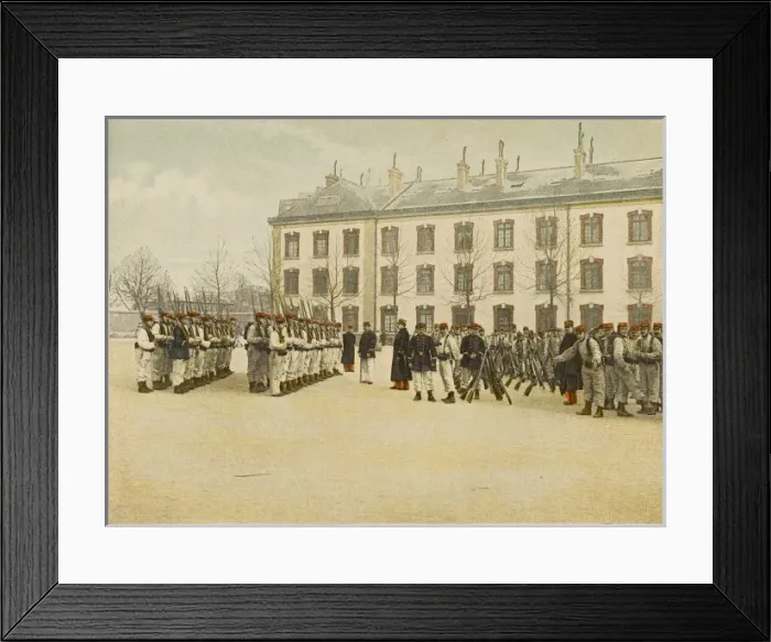Framed Print : Drill Instruction Framed Print : Drill Instruction