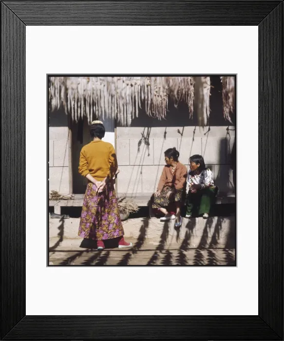 Framed Print : Squid Drying in Sun 1976 Framed Print : Squid Drying in Sun 1976