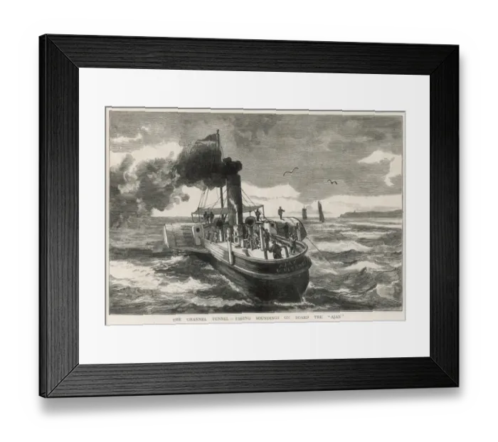 Framed Print : Ajax Takes Soundings Framed Print : Ajax Takes Soundings