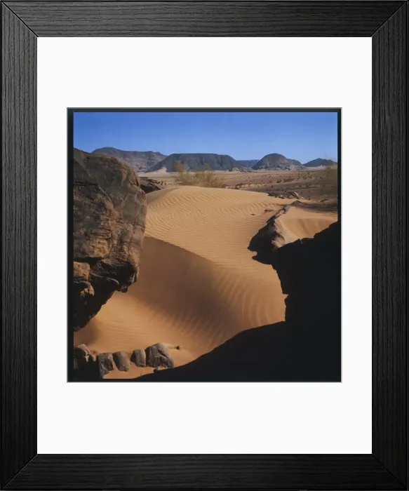 Framed Print : Desert Scenery / Jordan Framed Print : Desert Scenery / Jordan